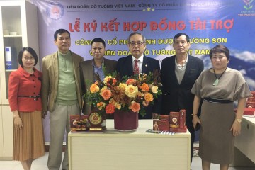 Linh dược Trường Sơn tài trợ cho Liên đoàn cờ tướng Việt Nam