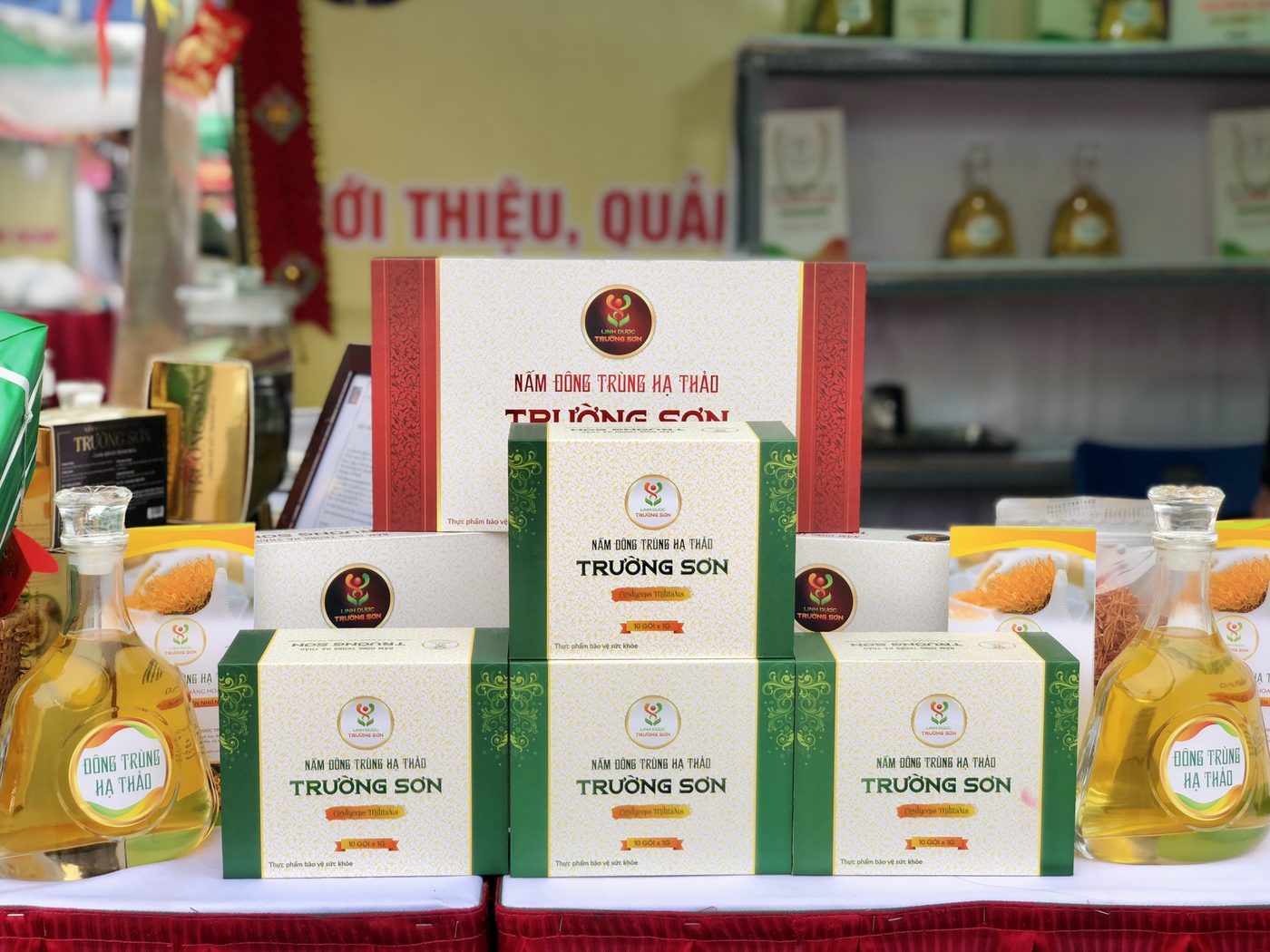 Quầy hàng giới thiệu sản phẩm